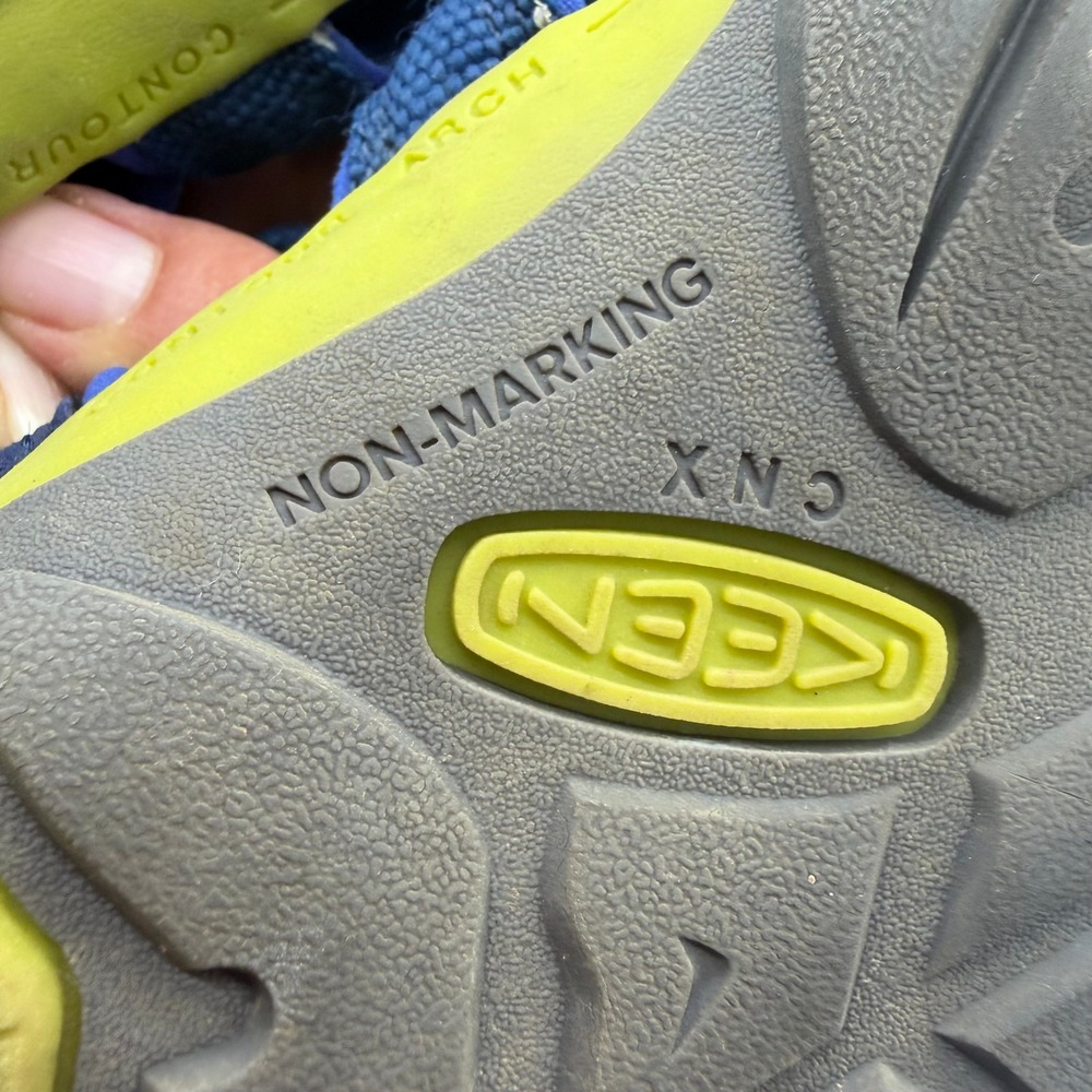 KEEN Clearwater CNX Sandals Womens 7 Navy Blue Lime Green 1022993 Hiking Water - Picture 10 of 10